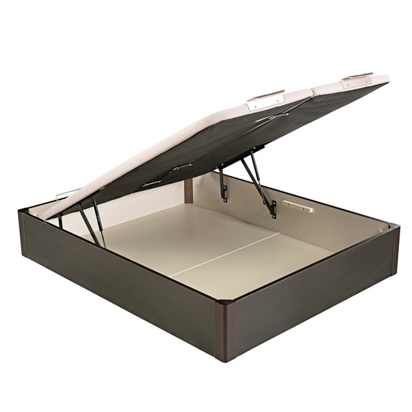 pikolin home Wooden wengue-coloured dual-lid folding storage base - DESIGN