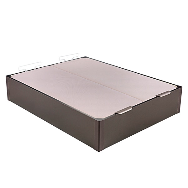 Pikolin Home Wooden Wengue-coloured Dual-lid High-capacity Folding Storage Base - DESIGN