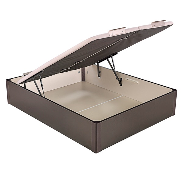 pikolin home Wooden wengue-coloured dual-lid high-capacity folding storage base - DESIGN