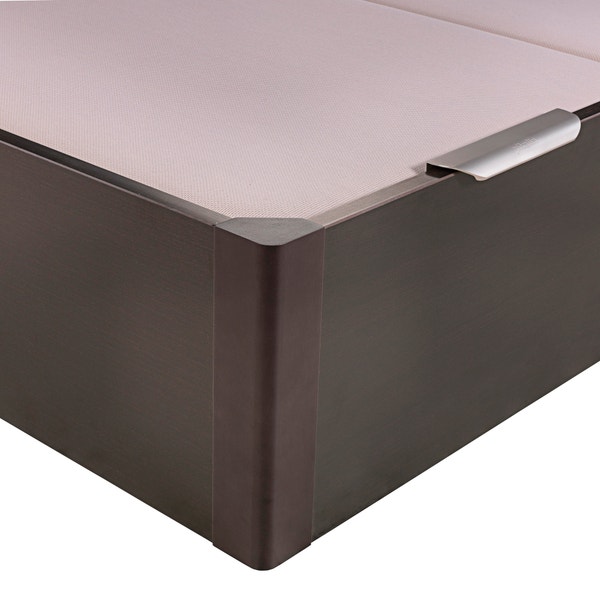 Pikolin Home Wooden Wengue-coloured Electric Dual-lid High-capacity Folding Storage Base - DESIGN