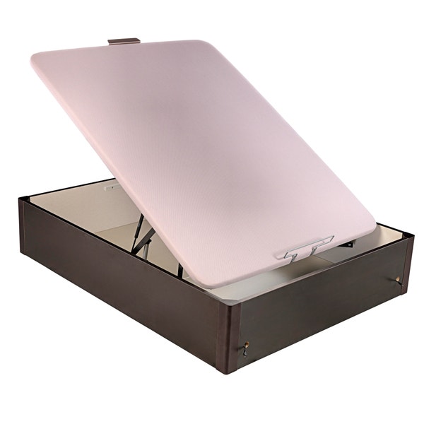 Pikolin Home Wooden Wengue-coloured Electric Single-lid High-capacity Folding Storage Base - DESIGN