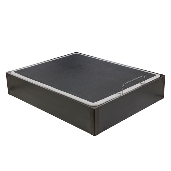 Pikolin Home Wooden Wengue-coloured Folding Storage Base With Articulated Upholstered Base - ERGODES WENGUE