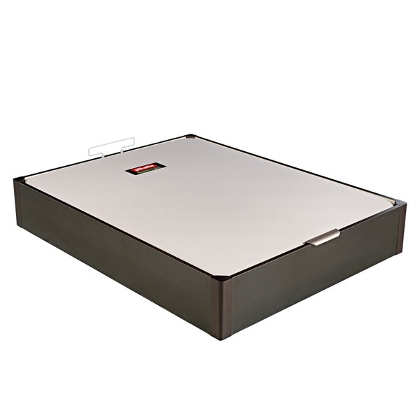 Pikolin Home Wooden Wengue-coloured Single-lid Folding Storage Base - DESIGN