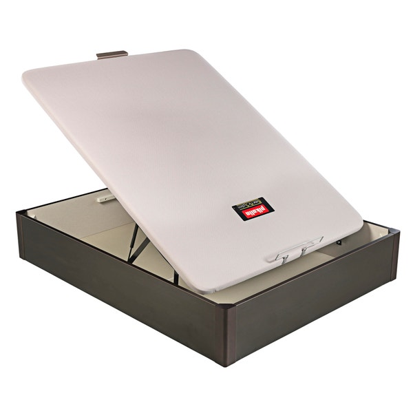 Pikolin Home Wooden Wengue-coloured Single-lid Folding Storage Base - DESIGN