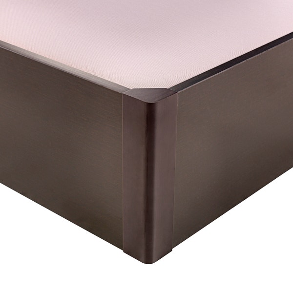 Pikolin Home Wooden Wengue-coloured Single-lid High-capacity Folding Storage Base - DESIGN