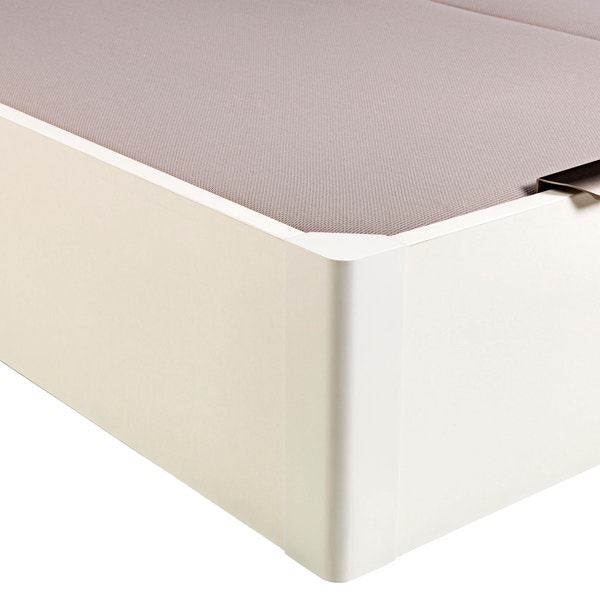 Pikolin Home Wooden White-coloured Dual-lid Folding Storage Base - DESIGN