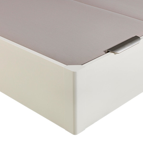 Pikolin Home Wooden White-coloured Electric Dual-lid High-capacity Folding Storage Base - DESIGN