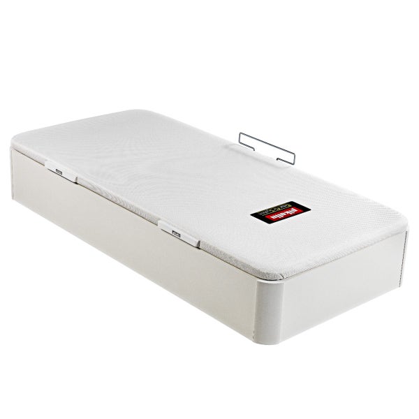 Pikolin Home Youth Pack: Orange Mattres + White Storage Bed Base