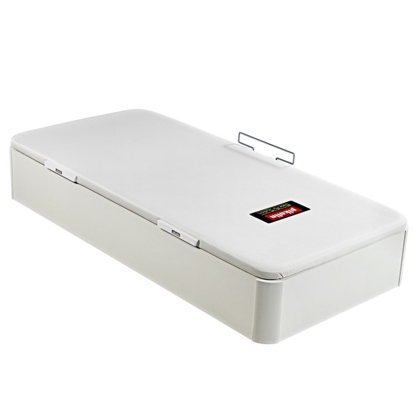 Pikolin Home Youth White-coloured Wooden Folding Storage Base - NATURBOX JUV