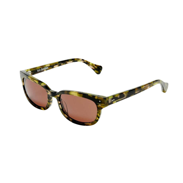 Pilgrim Surf Supply Amber Sunglasses Green Fragments
