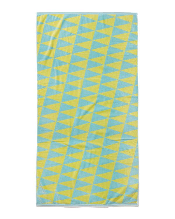Pilgrim Surf Supply Checkerboard Pennant Beach Towel Capri