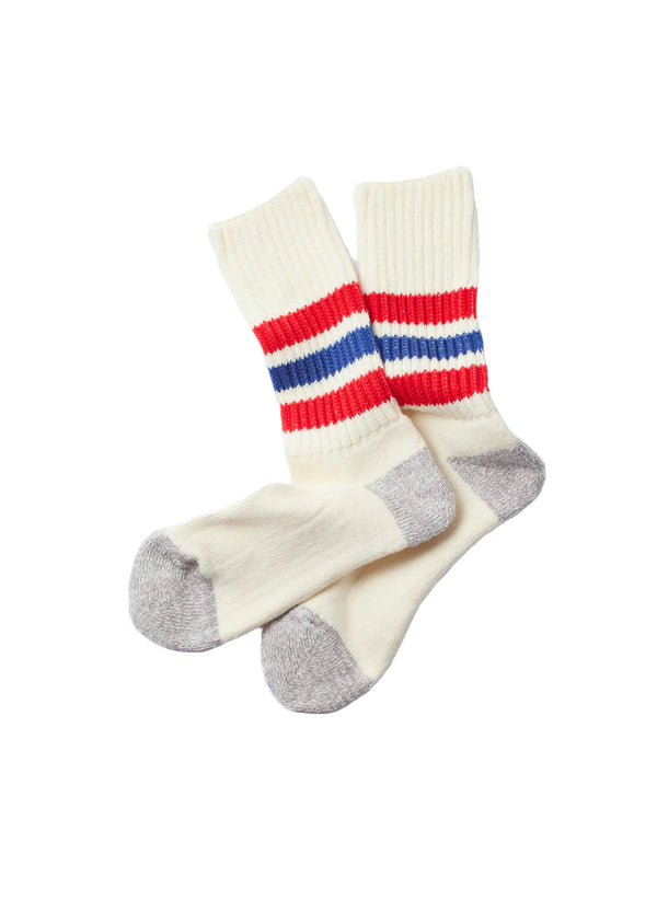Pilgrim Surf Supply Coarse Ribbed Oldschool Crew Socks Black