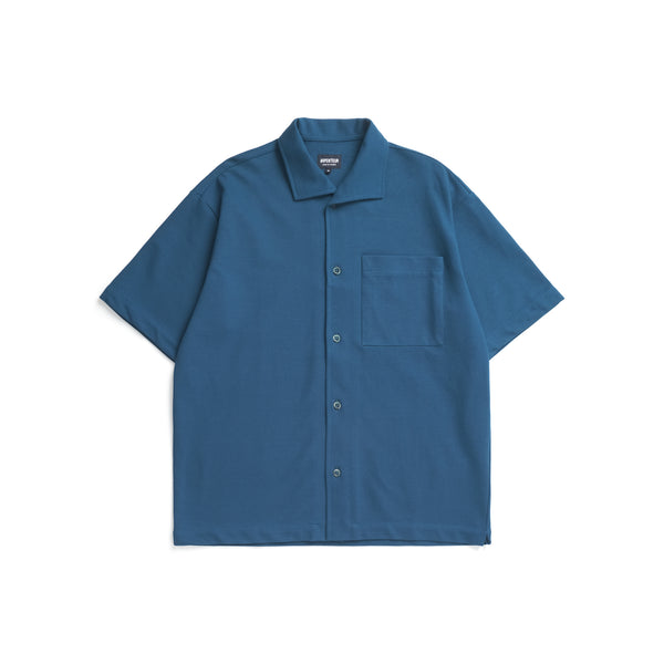 pilgrim surf supply Coral Wide Collar Shirt Lime Green