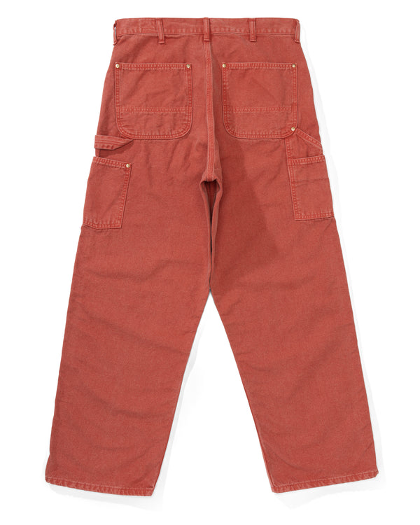 Pilgrim Surf Supply Dad's Fit Oxford Painter Pant Red