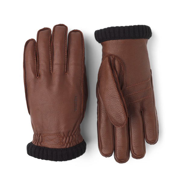 Pilgrim Surf Supply Deerskin Primaloft Ribbed Glove Cork