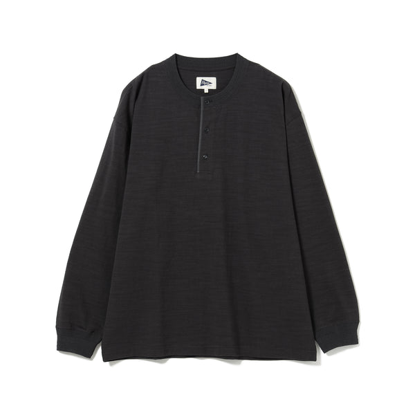 Pilgrim Surf Supply Donald Longsleeve Henley Off White