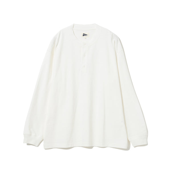 pilgrim surf supply Donald Longsleeve Henley Off White