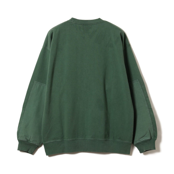 Pilgrim Surf Supply Jaar Reinforced Crew Faded Green