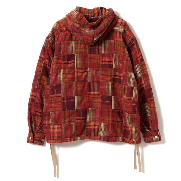 Pilgrim Surf Supply Johannes Half Zip Shirt Poppy Red