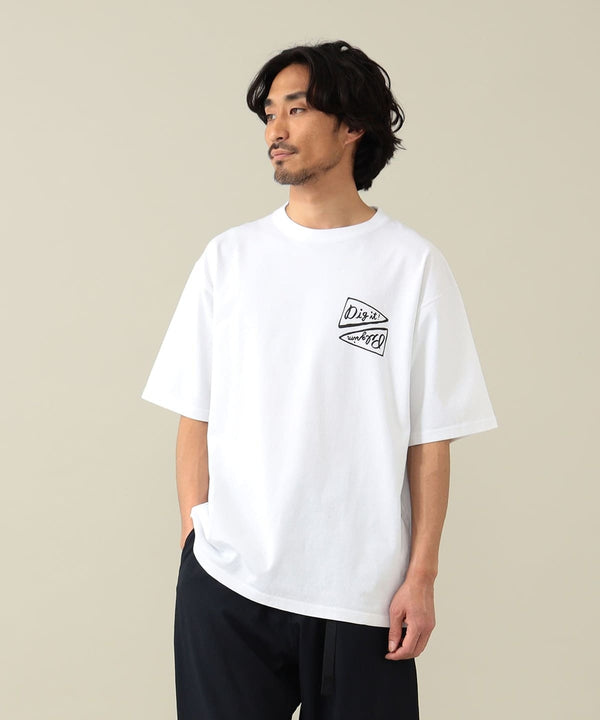 Pilgrim Surf Supply Katsuo Design For Pilgrim Dig It Tee White