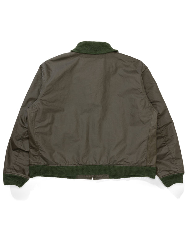 Pilgrim Surf Supply LL Jacket Olive Nyco Coated Cloth