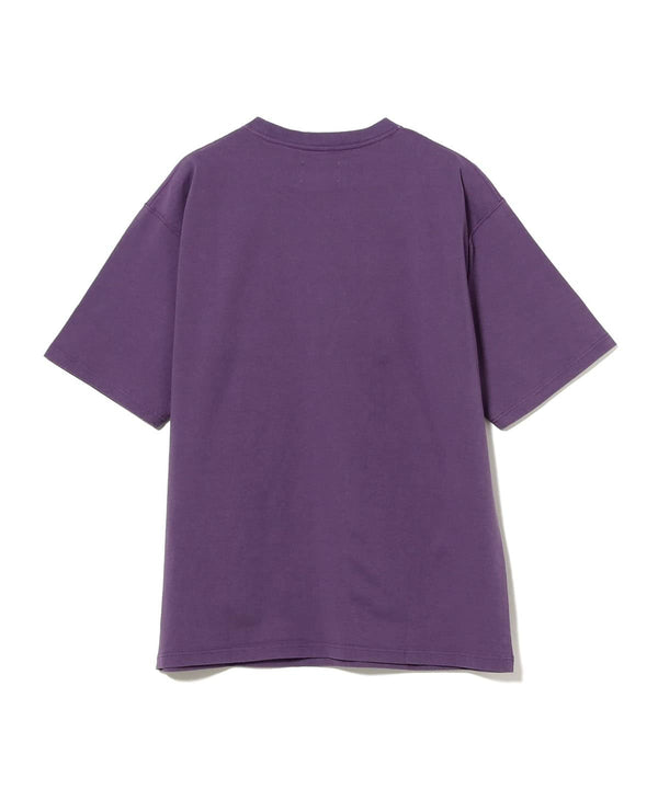 Pilgrim Surf Supply Minimalist Embroidered Tee Purple