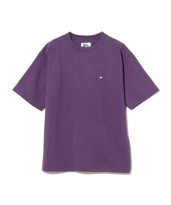 pilgrim surf supply Minimalist Embroidered Tee Purple