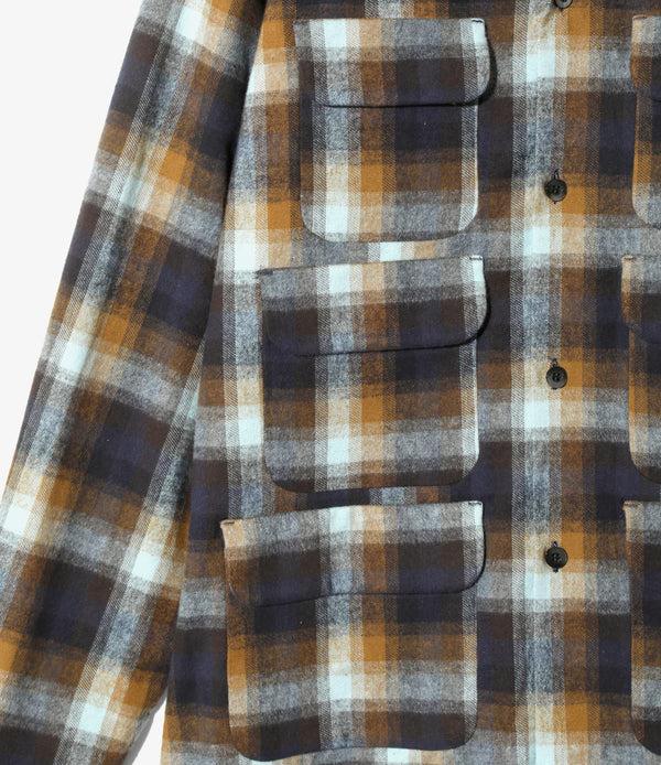 Pilgrim Surf Supply 6 Pocket Shirt Green
