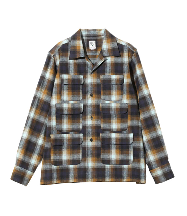 pilgrim surf supply 6 Pocket Shirt Green