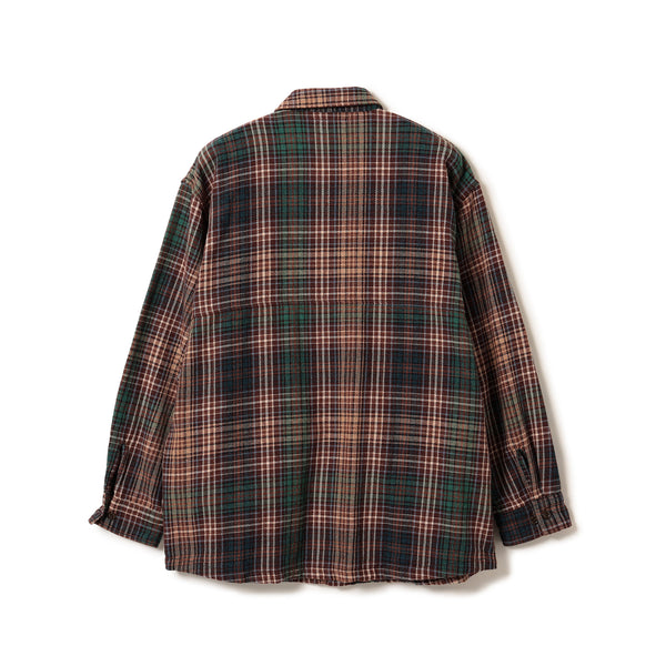 Pilgrim Surf Supply Albert Field Shirt Brown-Green