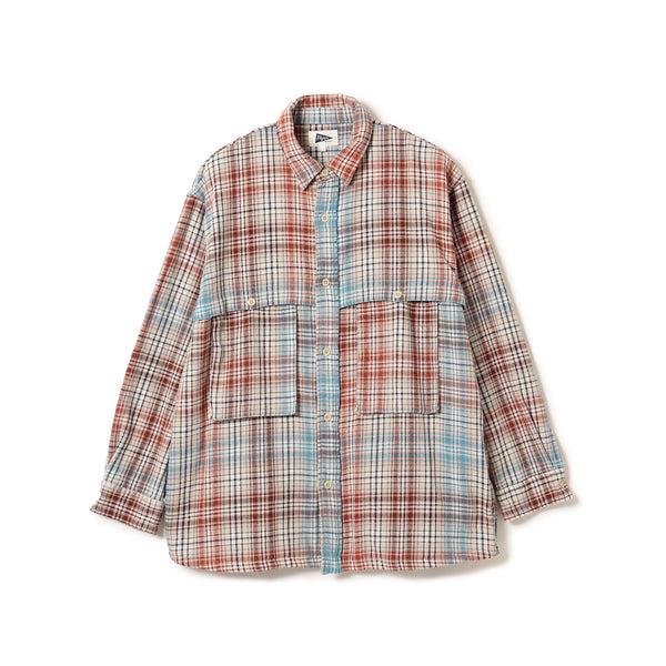 Pilgrim Surf Supply Albert Field Shirt Brown-Green