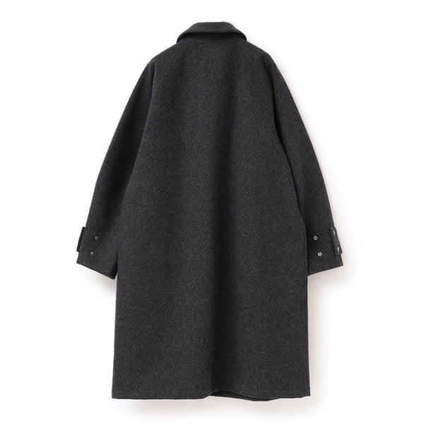 Pilgrim Surf Supply Allegra Wool 3L Coat Charcoal