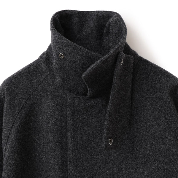 Pilgrim Surf Supply Allegra Wool 3L Coat Charcoal