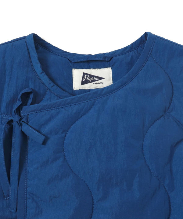 Pilgrim Surf Supply Amelia Quilted Vest Blue