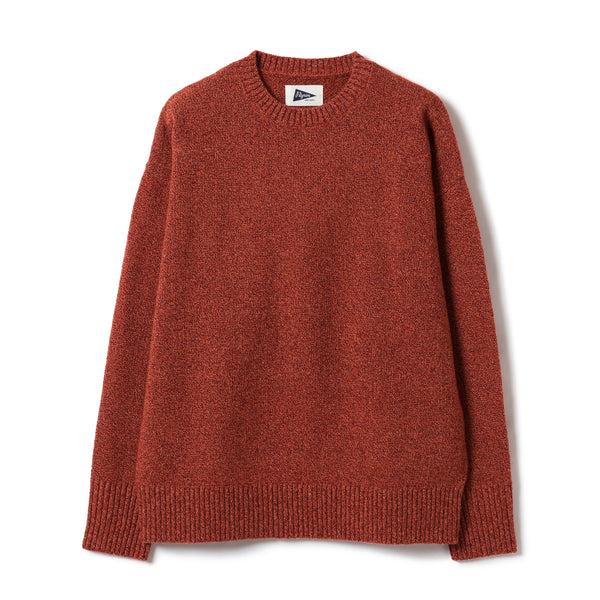 pilgrim surf supply Aster Octa Crewneck Rust