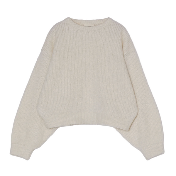 pilgrim surf supply Balloon Sleeve Sweater Cream