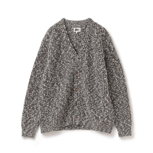 Pilgrim Surf Supply Bing Slub Cardigan Grey