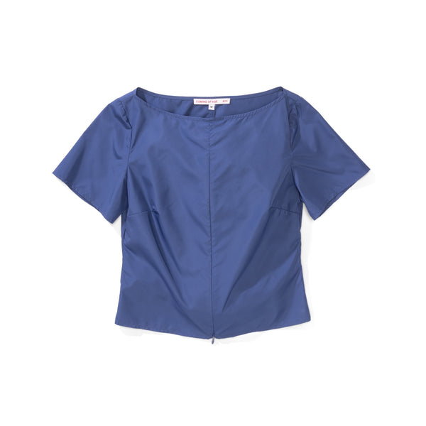 Pilgrim Surf Supply Boat Neck Zip Top Limeade