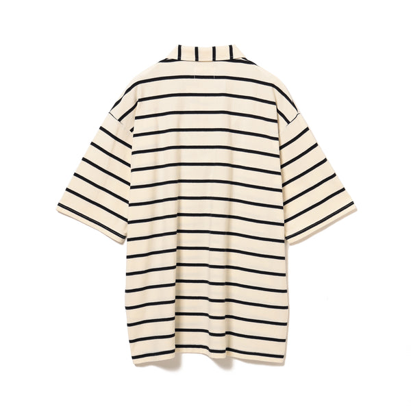 Pilgrim Surf Supply Elliot Stripe Polo Brown