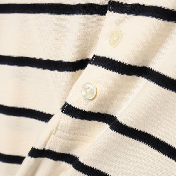 Pilgrim Surf Supply Elliot Stripe Polo Brown