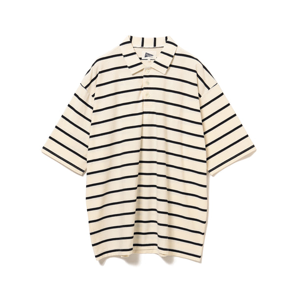 pilgrim surf supply Elliot Stripe Polo Brown