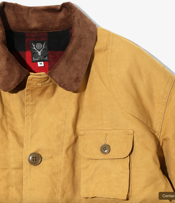 Pilgrim Surf Supply Hunting Jacket Mustard