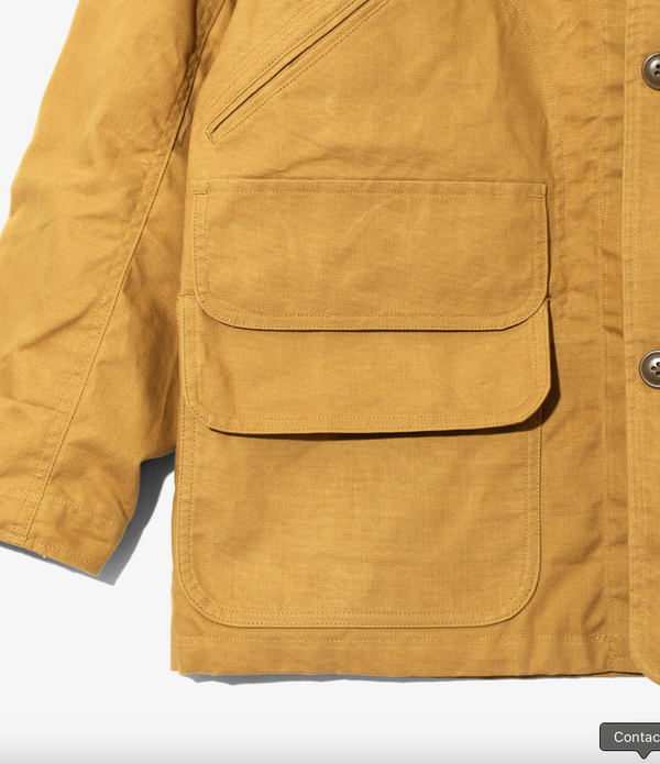 Pilgrim Surf Supply Hunting Jacket Mustard