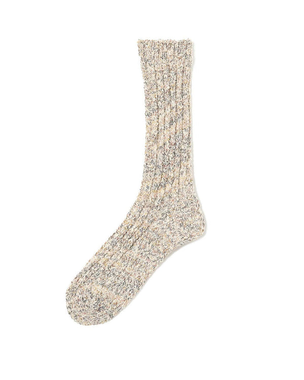pilgrim surf supply Kasuri Crew Sock Brown
