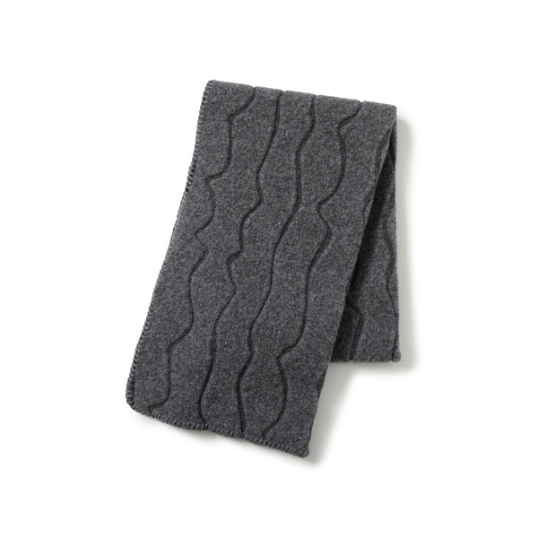 pilgrim surf supply Lenny Boa Scarf Heather Grey