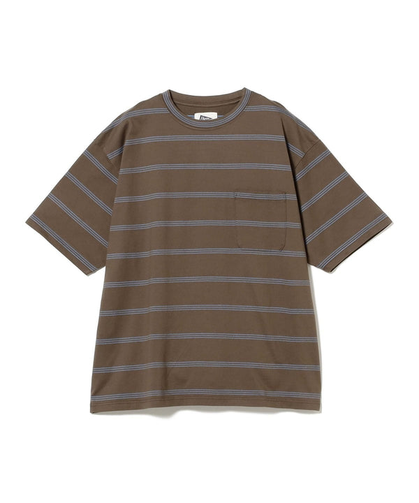 pilgrim surf supply Mickey Stripe Tee Brown