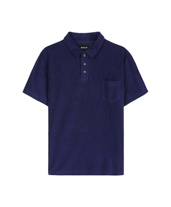 pilgrim surf supply Mr Fantasy Pocket Polo Ecru