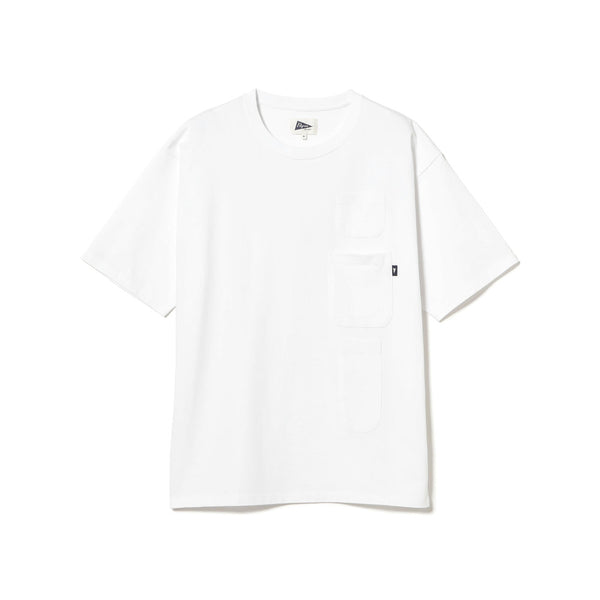pilgrim surf supply Multi Pocket Tee White