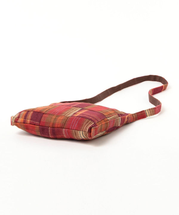 Pilgrim Surf Supply Patchwork Pouch Poppy Red