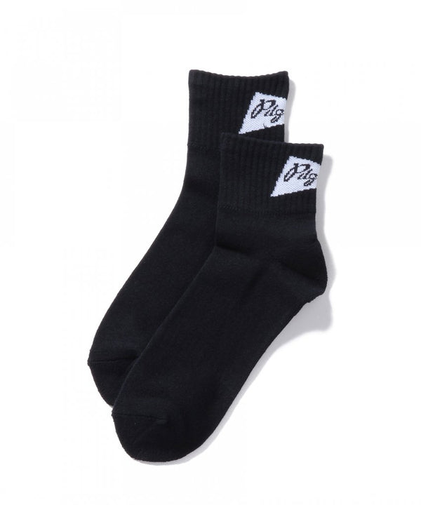 Pilgrim Surf Supply Pennant 3/4 Socks White